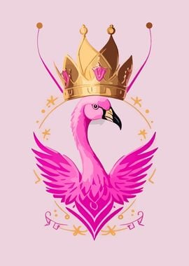 Pink Flamingo Queen