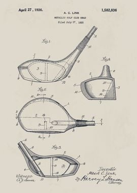 Golf Club Head Patent