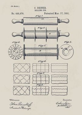 Rolling Pin Patent