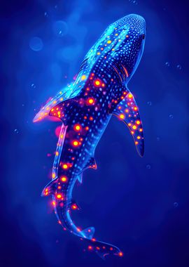 Neon Whale Shark