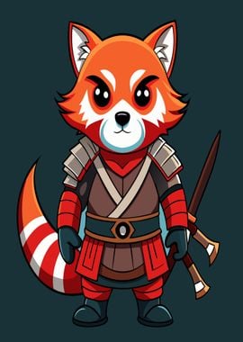 Red Panda Warrior