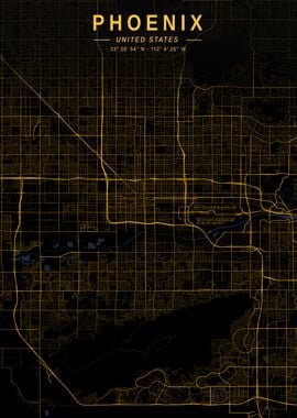 Phoenix Golden City Map