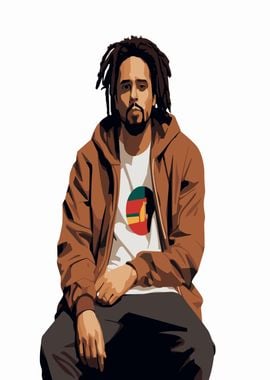 J. Cole Digital Illustration