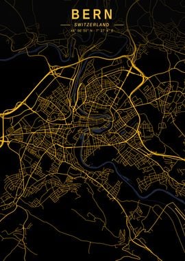 Bern Golden City Map