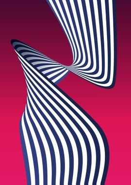 Abstract Striped Warp