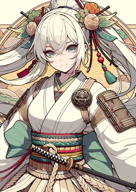 Anime Samurai Girl