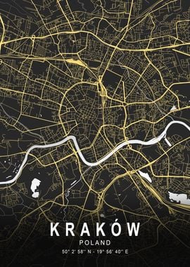 Krakow Silver City Map