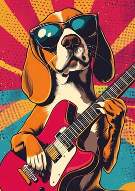 Cool Dog Guitarist