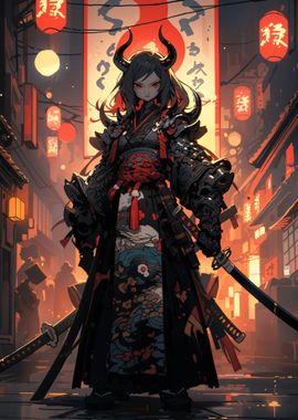 Demonic Samurai Girl