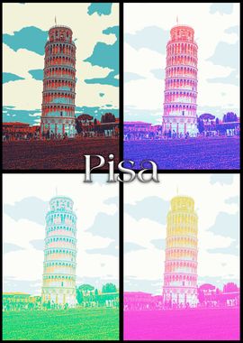 Pisa Tower Collage