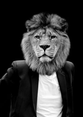 Lion in Suit