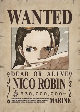 Wanted: Nico Robin