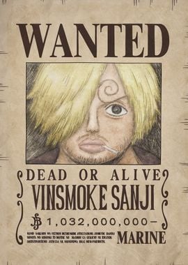 Wanted: Vinsmoke Sanji