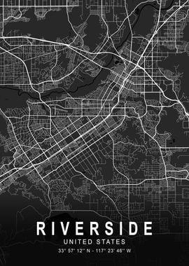 Riverside Dark City Map