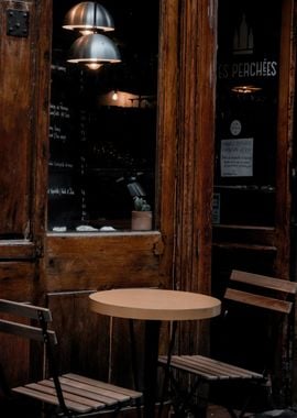 Parisian Cafe Table