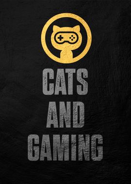 Cats &amp; Gaming Poster