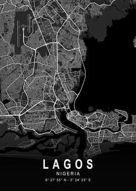 Lagos City Map