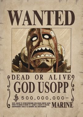 Wanted: God Usopp