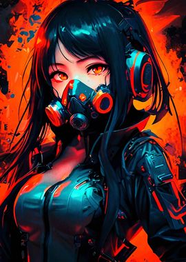 Cyberpunk Anime Girl