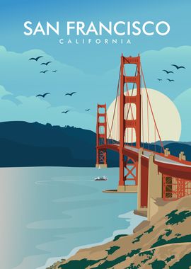 San Francisco Travel Print