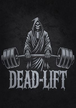 Dead-Lift - Grim Reaper Halloween Gym Workout Bodybuilding