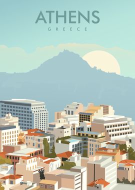 Athens Greece Travel Print