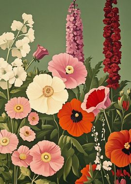 Floral Garden Painting