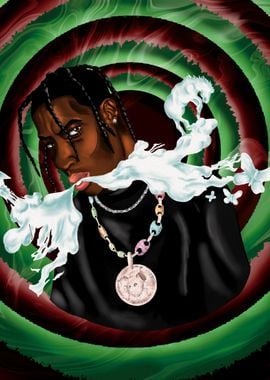 Travis Scott Digital Art