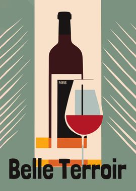 French Wine Vintage Poster