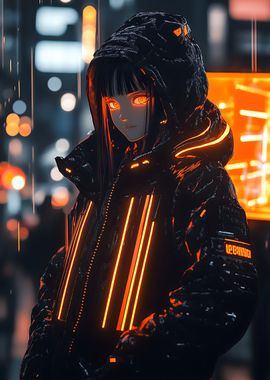 Cyberpunk Anime Girl