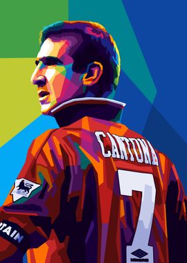 Cantona Wpap Pop Art