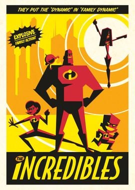 Incredibles Retro Pose