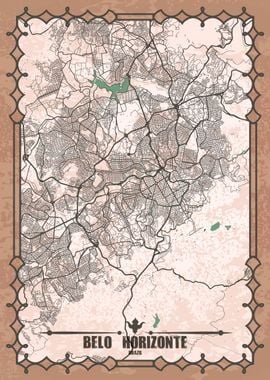 Belo Horizonte City Map