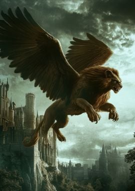 Griffin Over Castle