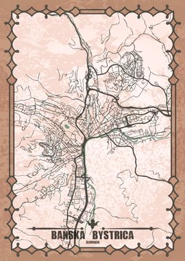 Banská Bystrica City Map