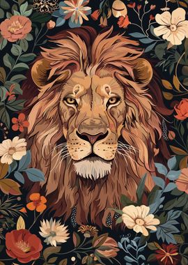 Lion in Bloom