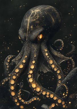 Golden Octopus Kraken Animal