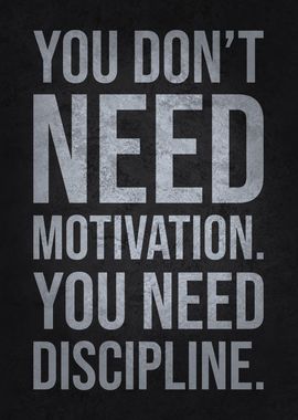 Motivation vs Discipline