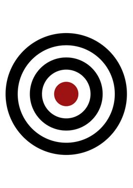 Bullseye 4 rings red center