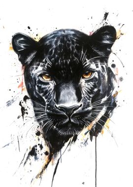 Black Panther Watercolor