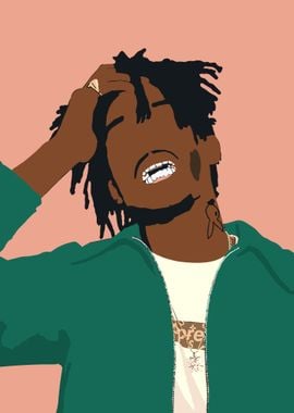 Playboi Carti Hip Hop Artist Portrait