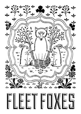 Fleet Foxes Band Poster