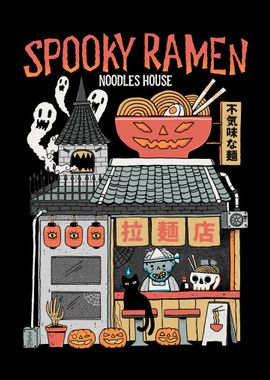 Spooky Ramen Noodle House