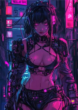 Cyberpunk Anime Girl