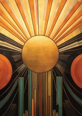 Art Deco Sunburst