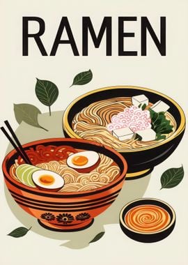 Ramen Bowls japanese Food