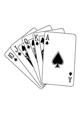 Royal Flush Spades