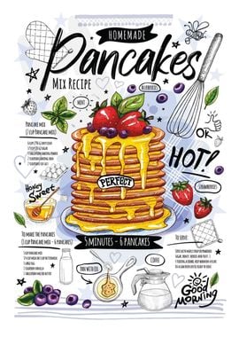 Homemade Pancakes Recipe