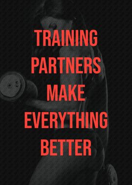 Training Partners Motivation Poster