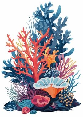 Coral Reef Illustration